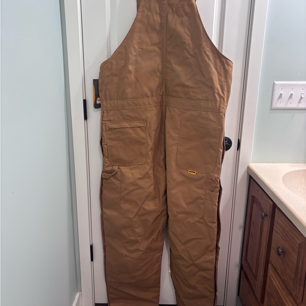 Berne Heritage Insulated Bib Overalls Size XL New With Tags - Picture 5 of 5